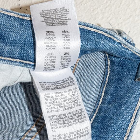 MOTHER denim LIL' The Rambler zip Flood Jeans Out of the Blue Petite 25 - Picture 12 of 14